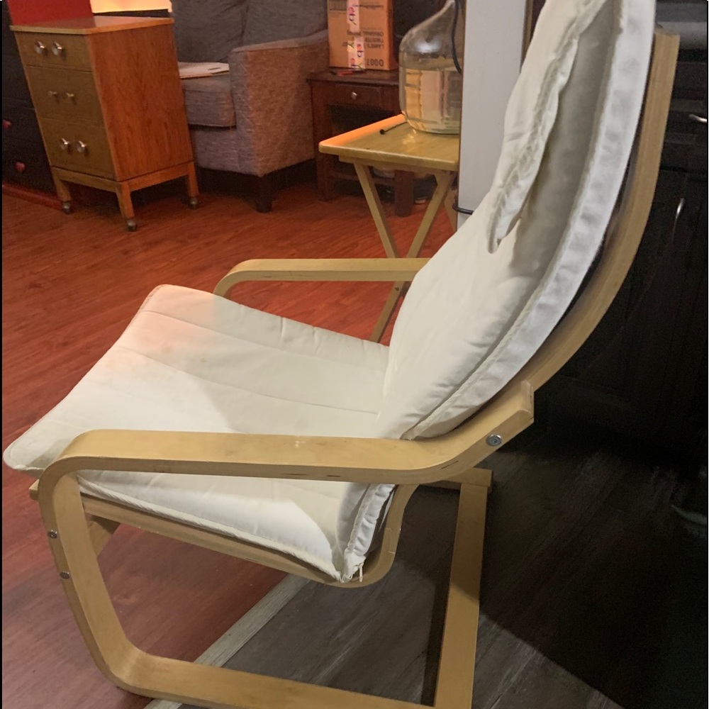 IKEA Wooden lounge chair